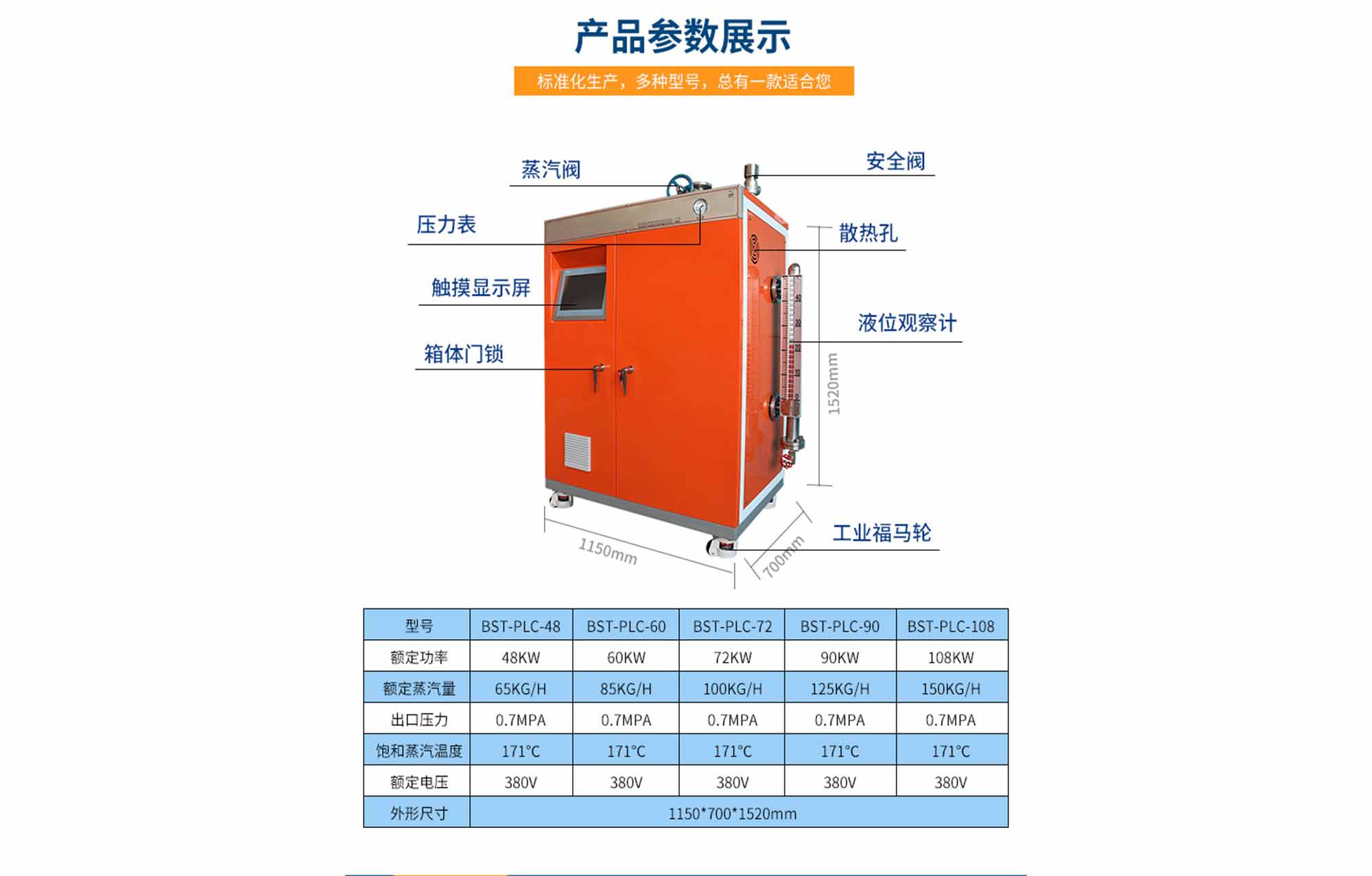 电蒸汽发生器