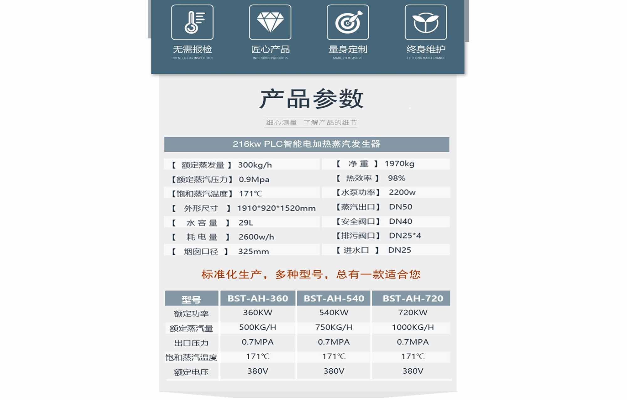 电蒸汽发生器