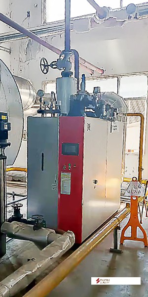 上海大众采购大西热能2台2T全预混超低氮冷凝贯流模块燃气蒸汽发生器